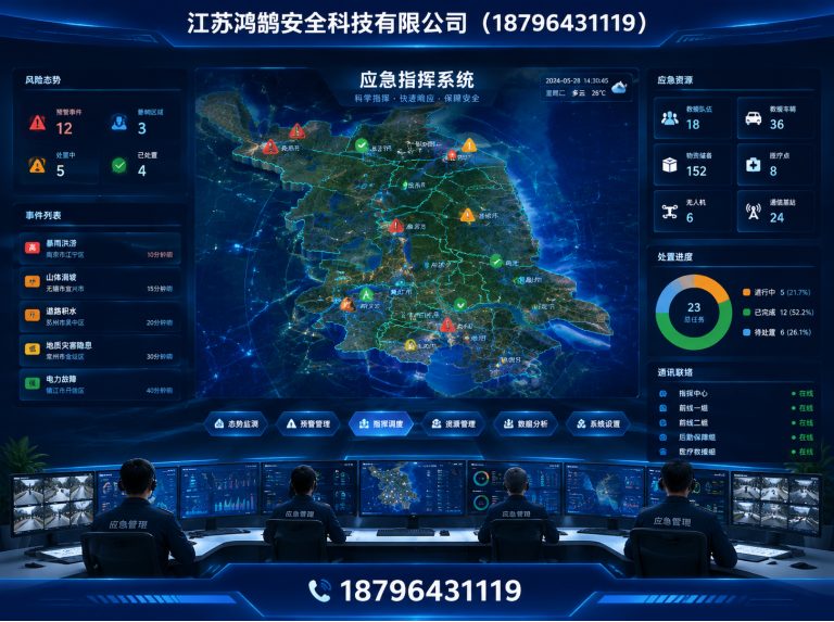 南京应急指挥系统展示图